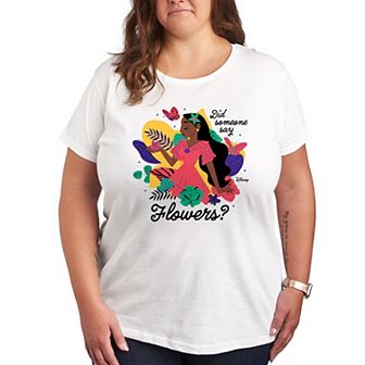 Disney's Encanto Isabela Plus Did Someone Say Flowers Graphic Tee