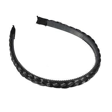 Headband Synthetic Hair Plaited Headband Braid Braided 0.59 Inch Wide