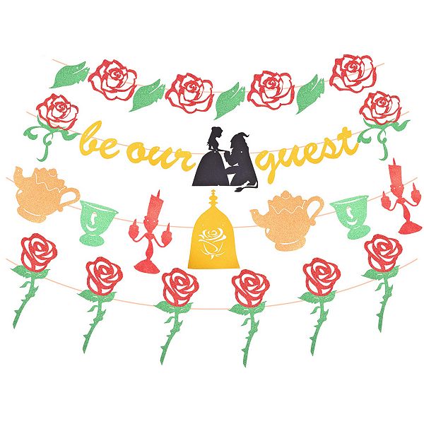 Beauty And The Beast Inspired Be Our Guest Banner Decorations ...