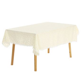 Rectangle Cotton Yellow Restaurant Picnic Party Tablecloth 1 pc 39" X 55"