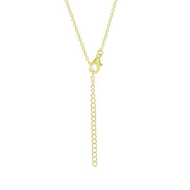 Hello Kitty Enamel & Crystal Pendant Necklace