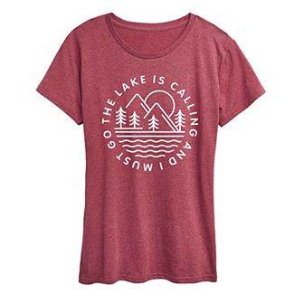 Women's The Lake Is Calling Graphic Tee