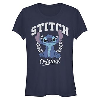 Disney's Lilo & Stitch Juniors' Original Stitch Varsity Graphic Tee