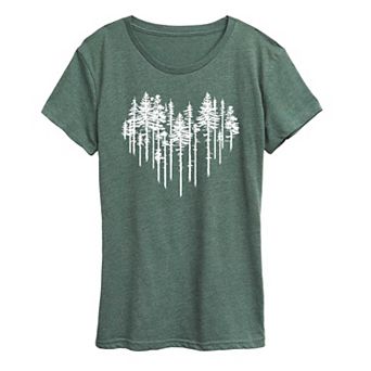Women's Heart Trees Graphic Tee