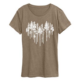 Women's Heart Trees Graphic Tee