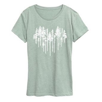 Women's Heart Trees Graphic Tee