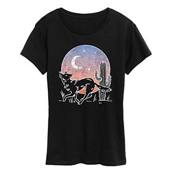 Women's Desert Coyote Graphic Tees