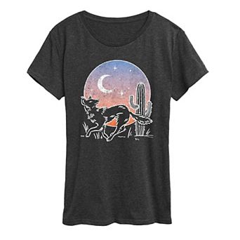 Women's Desert Coyote Graphic Tees
