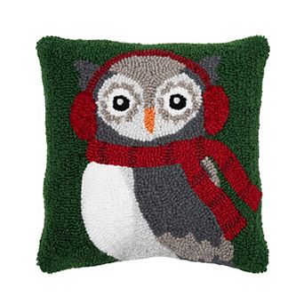 C&F Home Winter Owl Throw Pillow