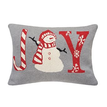 C&F Home Joy Snowman Christmas Throw Pillow