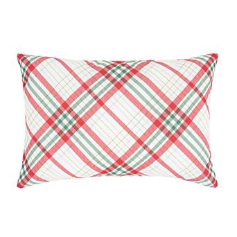 C&F Home Christmas Plaid Throw Pillow