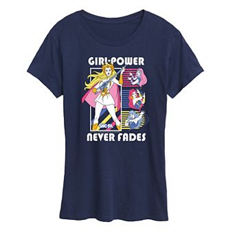Women's She-Ra Girl Power Never Fades Graphic Tee