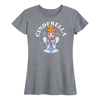 Disney Princess Cinderella Women's Kiss Graphic Tee