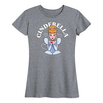 Disney Princess Cinderella Women's Kiss Graphic Tee