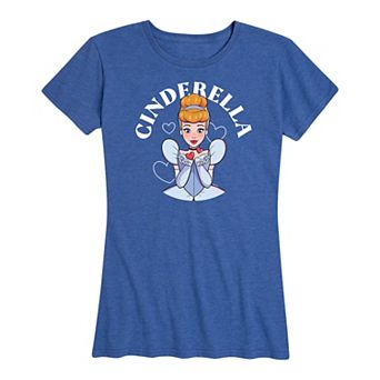 Disney Princess Cinderella Women's Kiss Graphic Tee