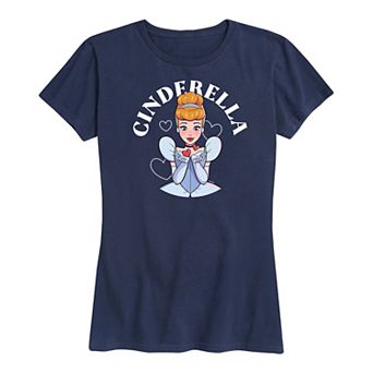 Disney Princess Cinderella Women's Kiss Graphic Tee