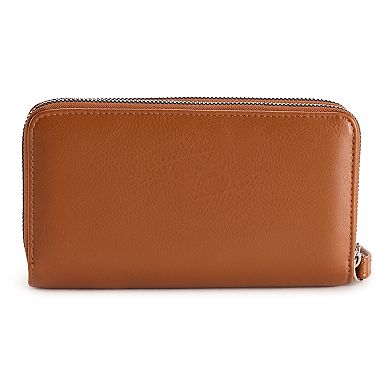 Elowen Double Zip RFID-Blocking Wristlet