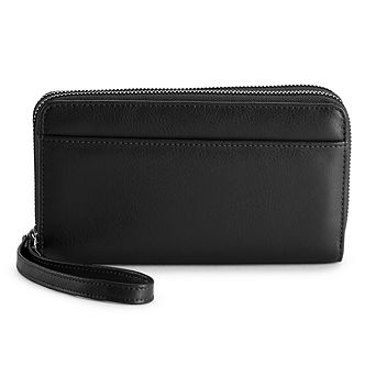 Elowen Double Zip RFID-Blocking Wristlet