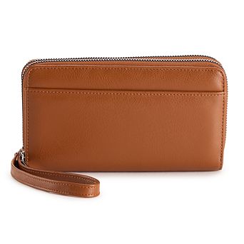 Elowen Double Zip RFID-Blocking Wristlet