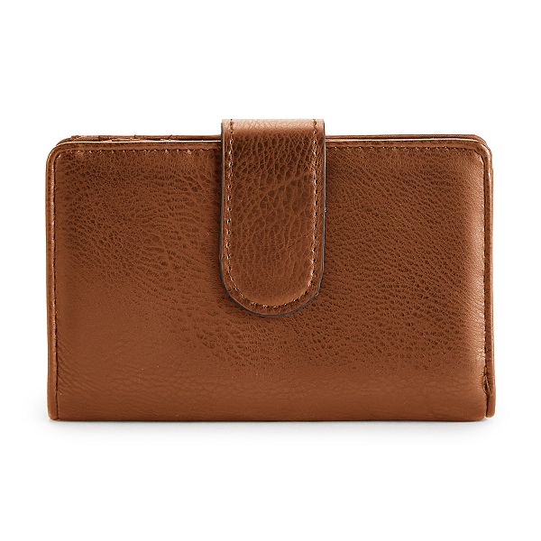 Abbey RFID-Blocking Indexer Wallet - Cognac