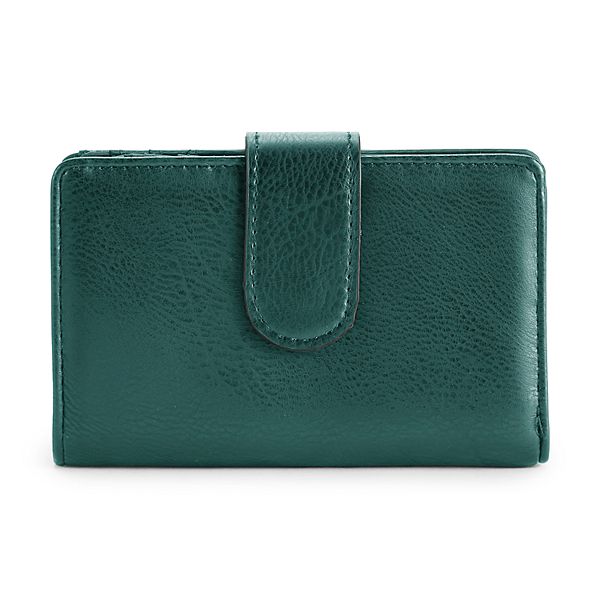 Abbey RFID-Blocking Indexer Wallet - Emerald