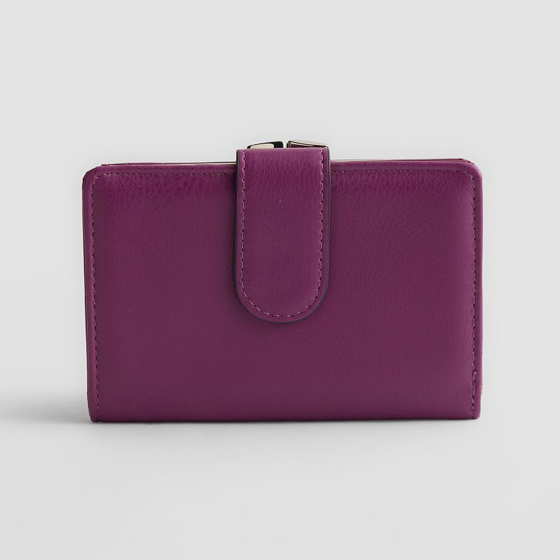 Abbey RFID-Blocking Indexer Wallet, Purple