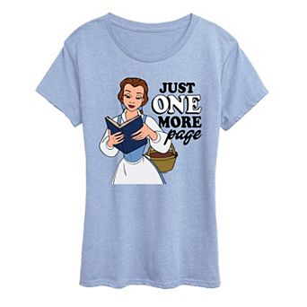 Disney Princess Belle Women's One More Page Graphic Tee