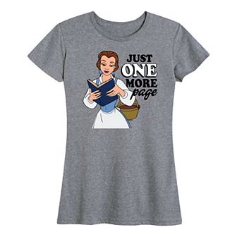 Disney Princess Belle Women's One More Page Graphic Tee