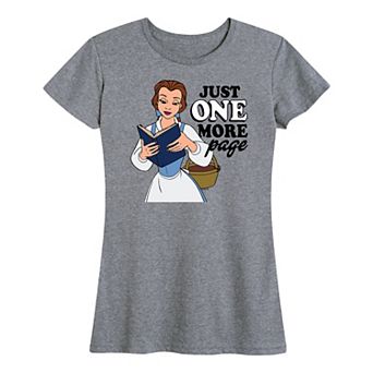 Disney Princess Belle Women's One More Page Graphic Tee