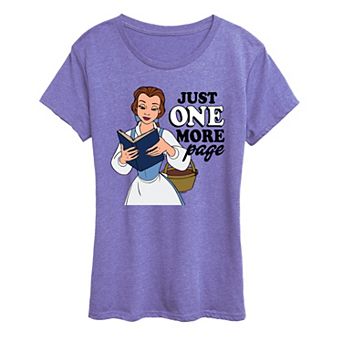 Disney Princess Belle Women's One More Page Graphic Tee