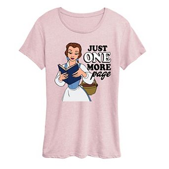 Disney Princess Belle Women's One More Page Graphic Tee