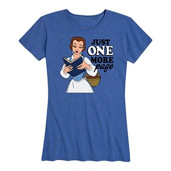 Disney Princess Belle Women's One More Page Graphic Tee