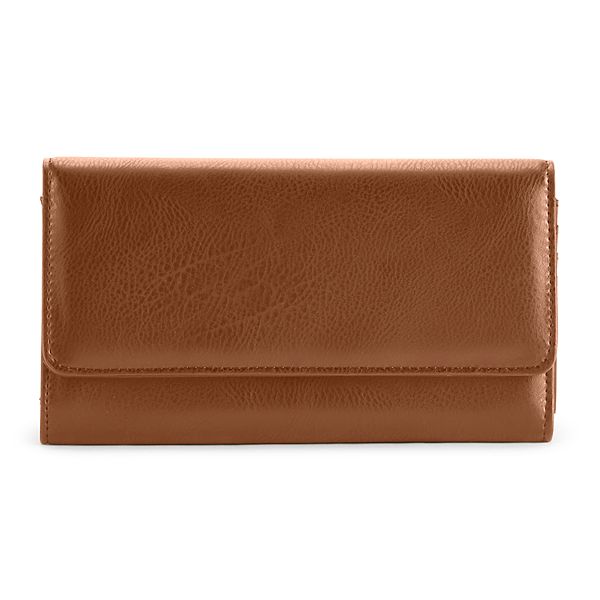 Keelan RFID-Blocking Filemaster Wallet - Cognac