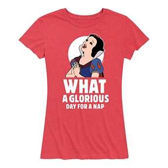 Disney Princess Snow White Women's Nap Graphic Tee