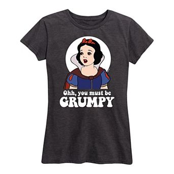 Disney Princess Snow White Women's Must Be Grumpy Graphic Tee