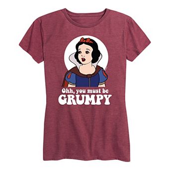 Disney Princess Snow White Women's Must Be Grumpy Graphic Tee