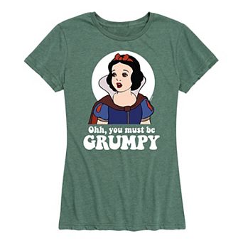 Disney Princess Snow White Women's Must Be Grumpy Graphic Tee