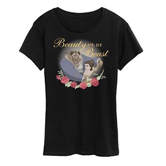 Disney's Beauty and the Beast Women's Roses Graphic Tee