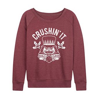 Women's Crushin' It Nutcracker Lightweight French Terry Sweatshirt