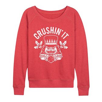 Women's Crushin' It Nutcracker Lightweight French Terry Sweatshirt