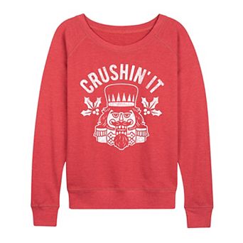 Women's Crushin' It Nutcracker Lightweight French Terry Sweatshirt