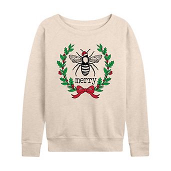 Women's Bee Merry French Terry Long Sleeve Tee