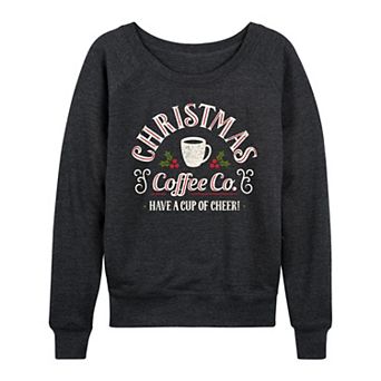 Women's Christmas Coffee Co. French Terry Long Sleeve Tee