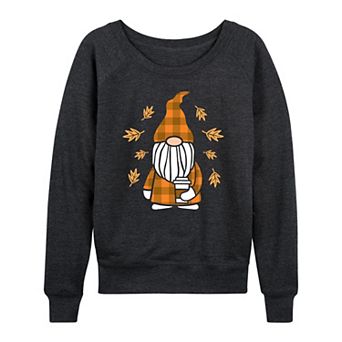 Women's Fall Gnome French Terry Long Sleeve Tee