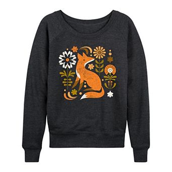 Women's Autumn Fox French Terry Long Sleeve Tee