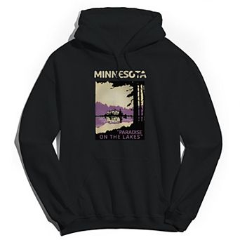 Men's Minnesota Black Hoodie