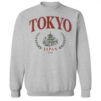 Men's Tokyo Red Fleece Sweatshirt