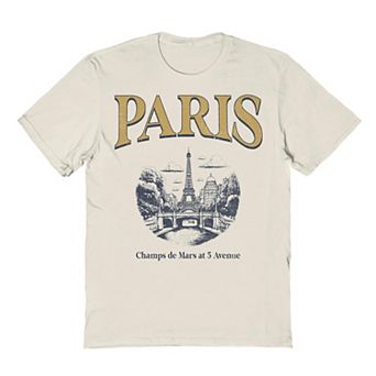 Men's Paris Ochre Graphic Tee