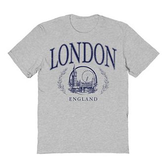 Men's London Blue Graphic Tee