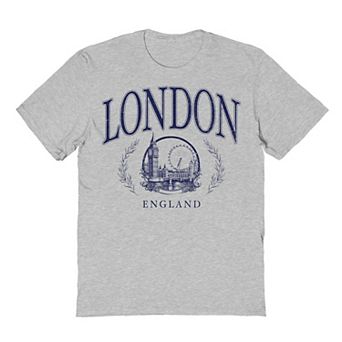 Men's London Blue Graphic Tee